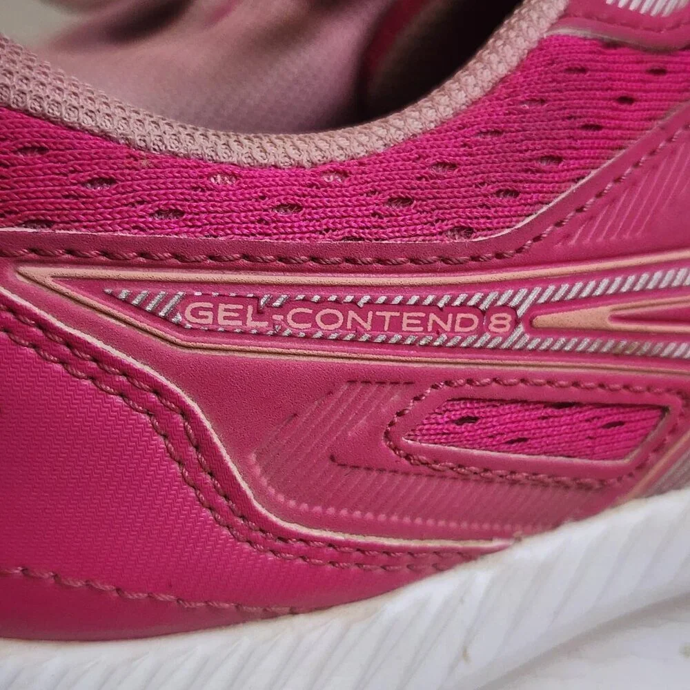 Asics GEL-Contend 8 Shoes Womens Size 9.5 Running AmpliFoam Athletic Sneakers